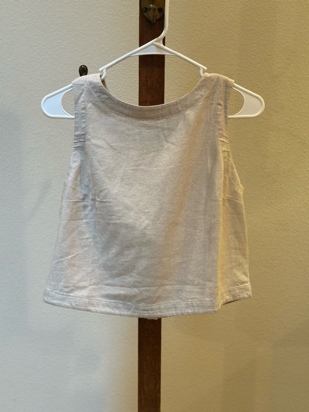 Old Navy Linen Blend Beige Womens’ Tank Top